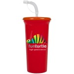 32 Oz. Sports Super Sipper Cup w/Straw Lid - Royal Blue 32 Oz. Sports Super Sipper Cup w/Straw Lid - Royal Blue