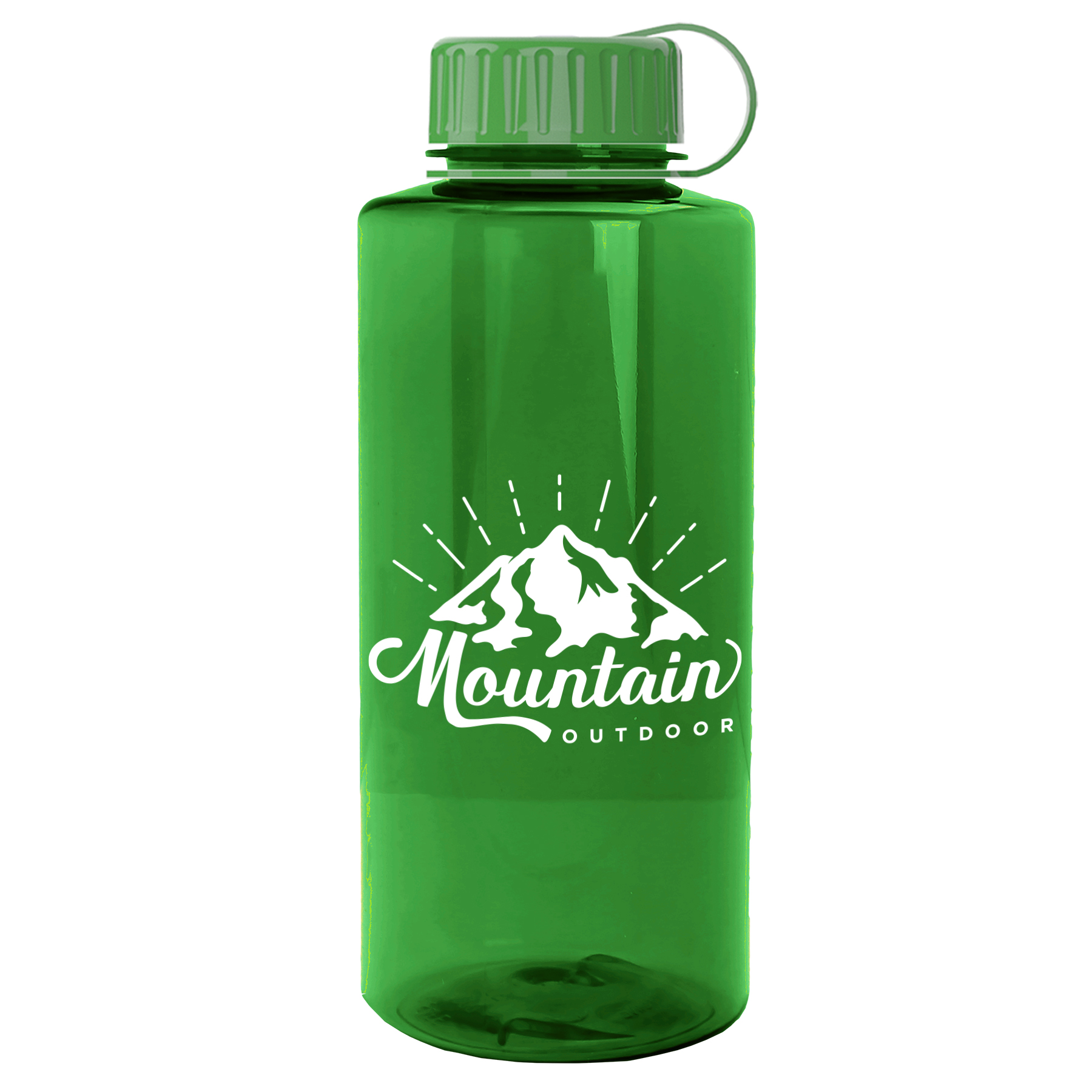 Garyline® Mountaineer Tritan® Bottle with Tethered Lid - 36 oz. 2