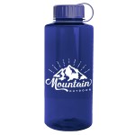 Garyline® Mountaineer Tritan® Bottle with Tethered Lid - 36 oz. - TXB34T transparent navy image Garyline® Mountaineer Tritan® Bottle with Tethered Lid - 36 oz. - TXB34T transparent navy image