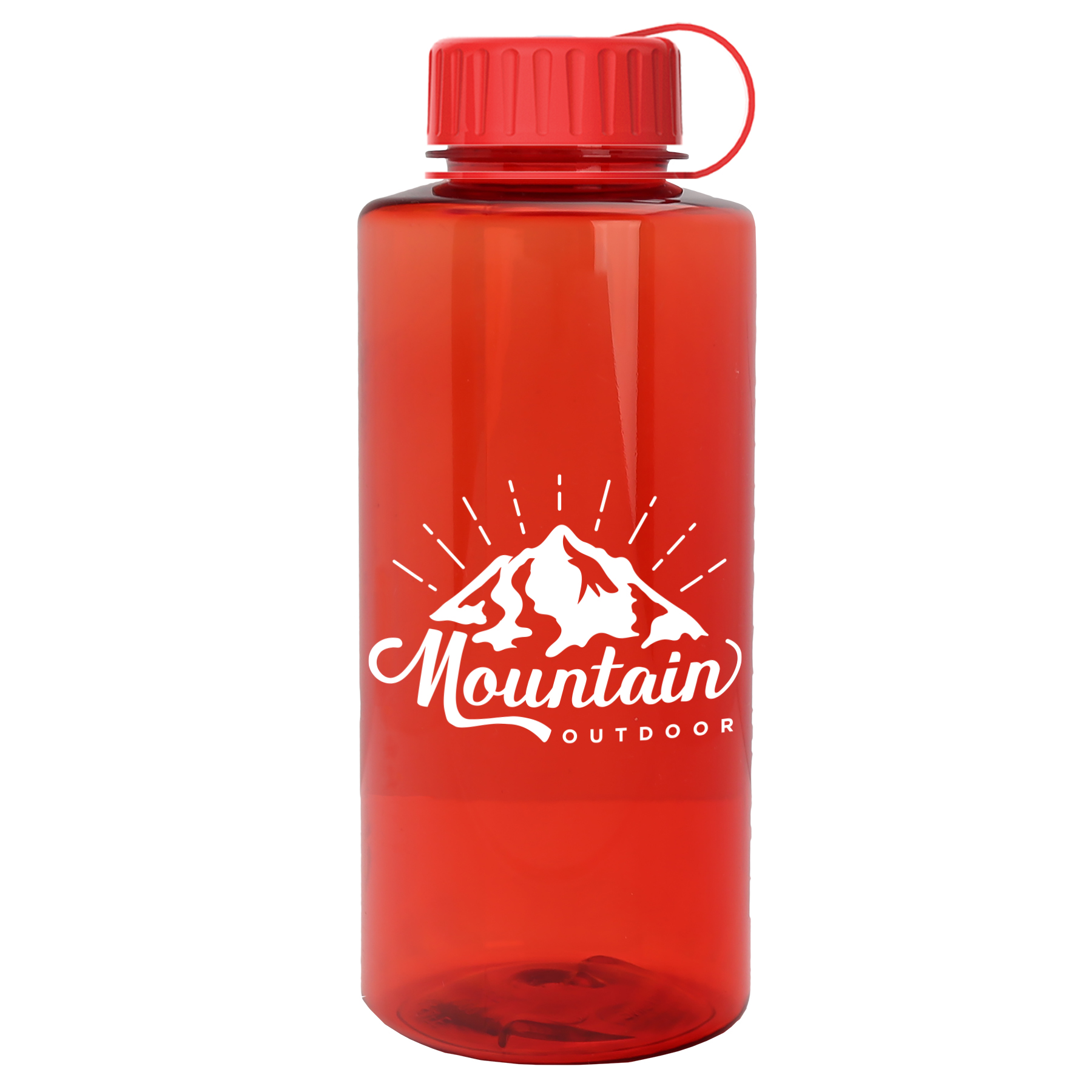 Garyline® Mountaineer Tritan® Bottle with Tethered Lid - 36 oz. 2