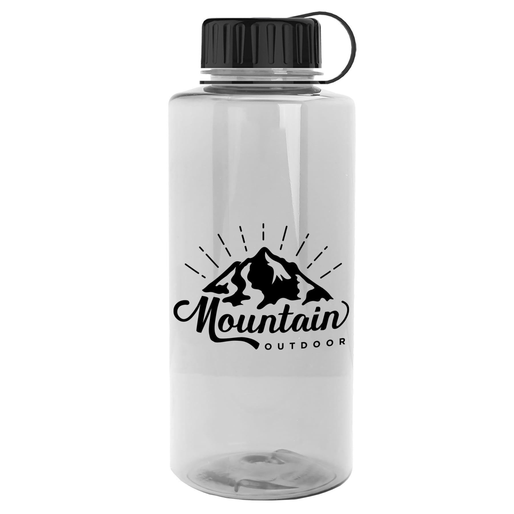 Garyline® Mountaineer Tritan® Bottle with Tethered Lid - 36 oz. 2