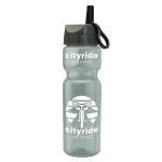 Garyline® Champ Recycled Bottle with Ring-Straw Lid - 28 oz. 2 Garyline® Champ Recycled Bottle with Ring-Straw Lid - 28 oz. 2