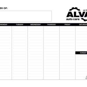Triumph® Calendars Small Weekly Desk Pad - Black & White Calendar 2 Triumph® Calendars Small Weekly Desk Pad - Black & White Calendar 2