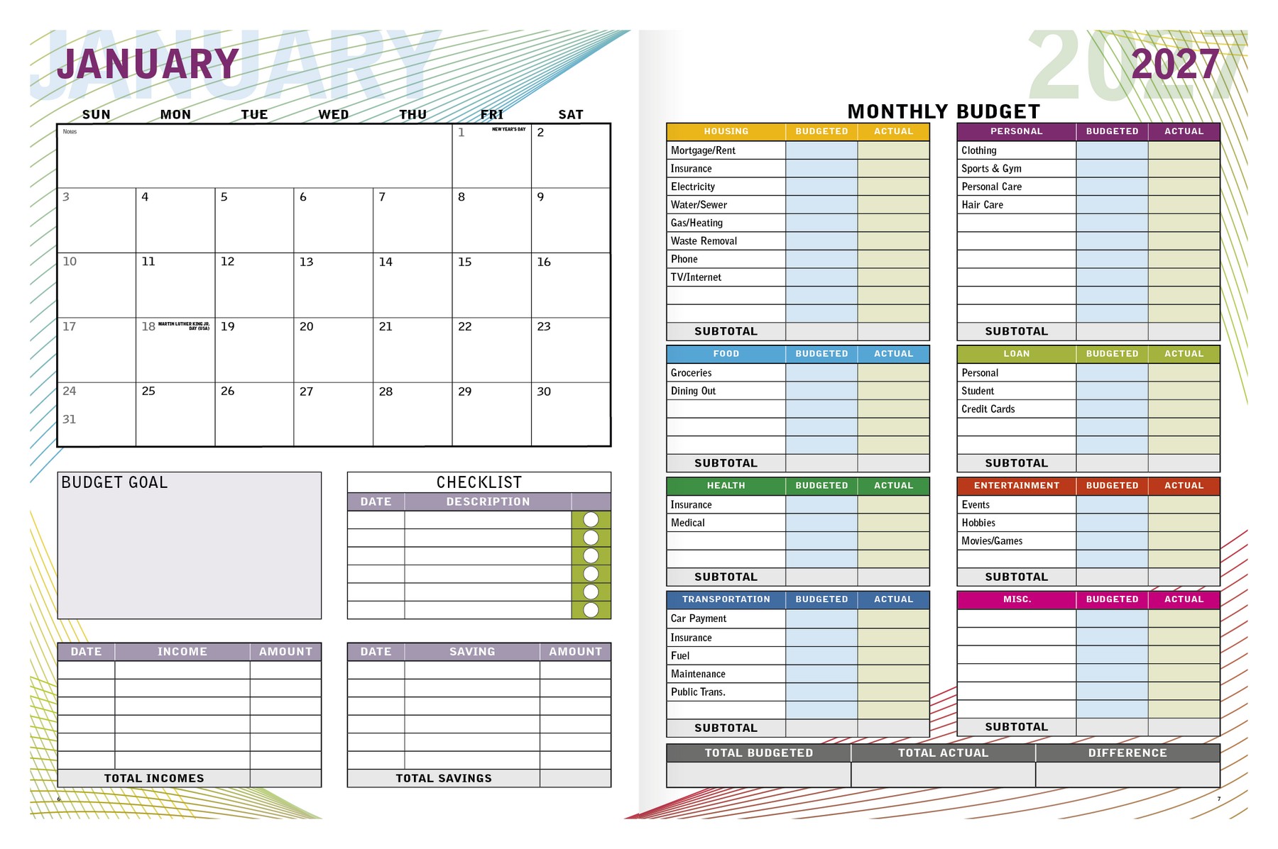 Good Value™ Budget Planner 2