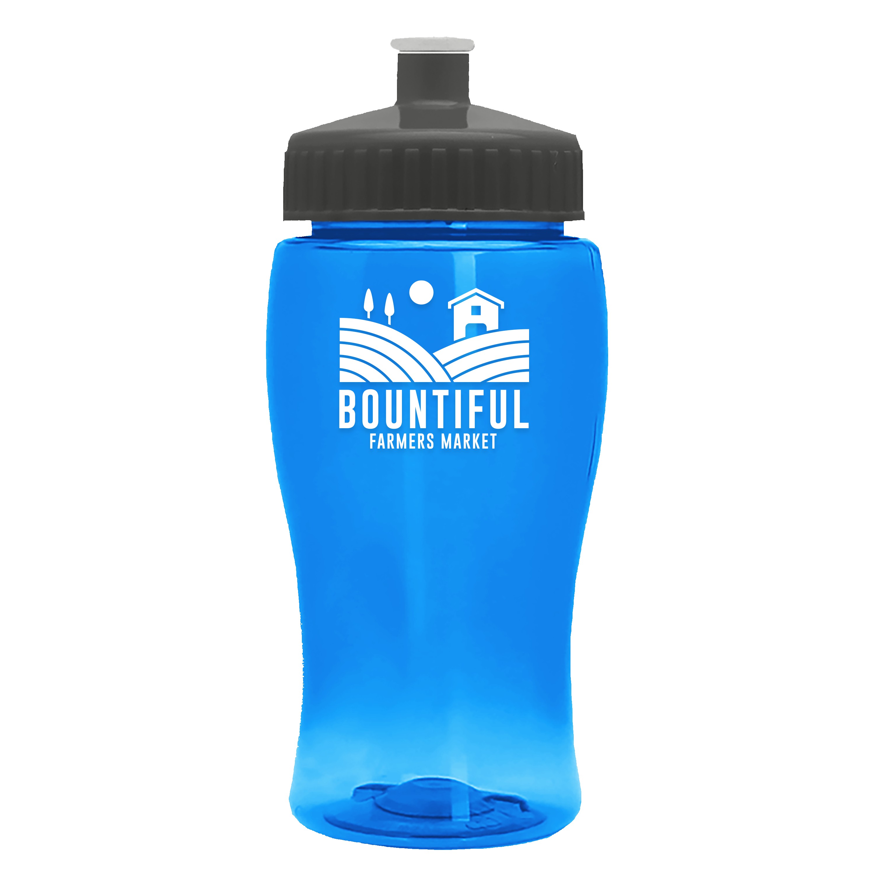 Garyline® Poly+ Jr. Bottle with Push-Pull Lid - 18 oz. 2