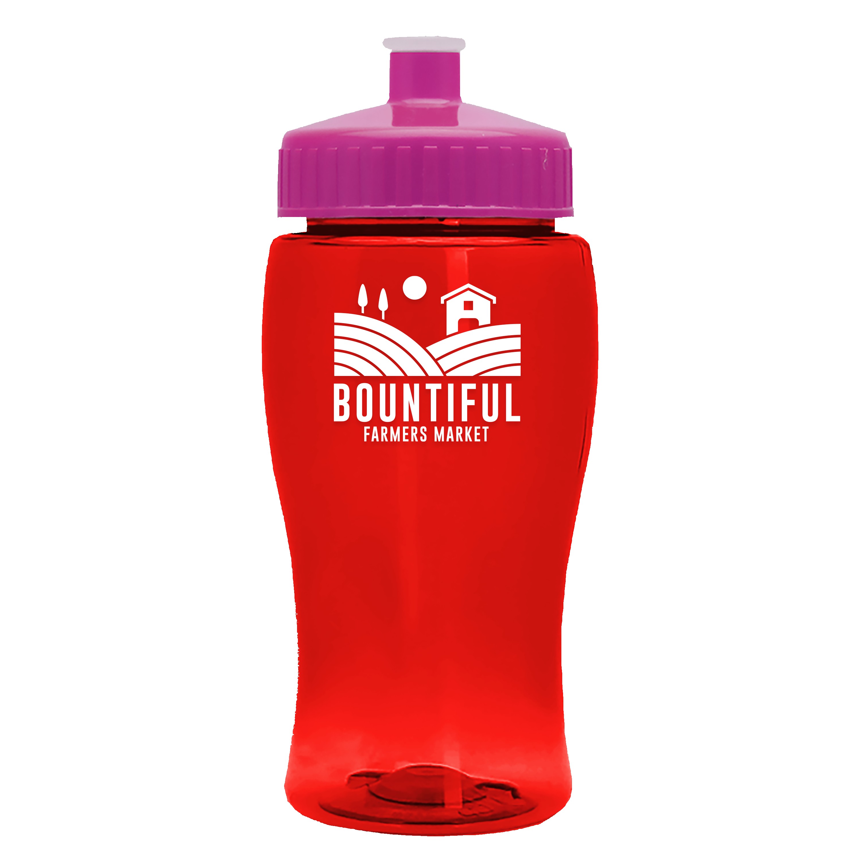 Garyline® Poly+ Jr. Bottle with Push-Pull Lid - 18 oz. 2