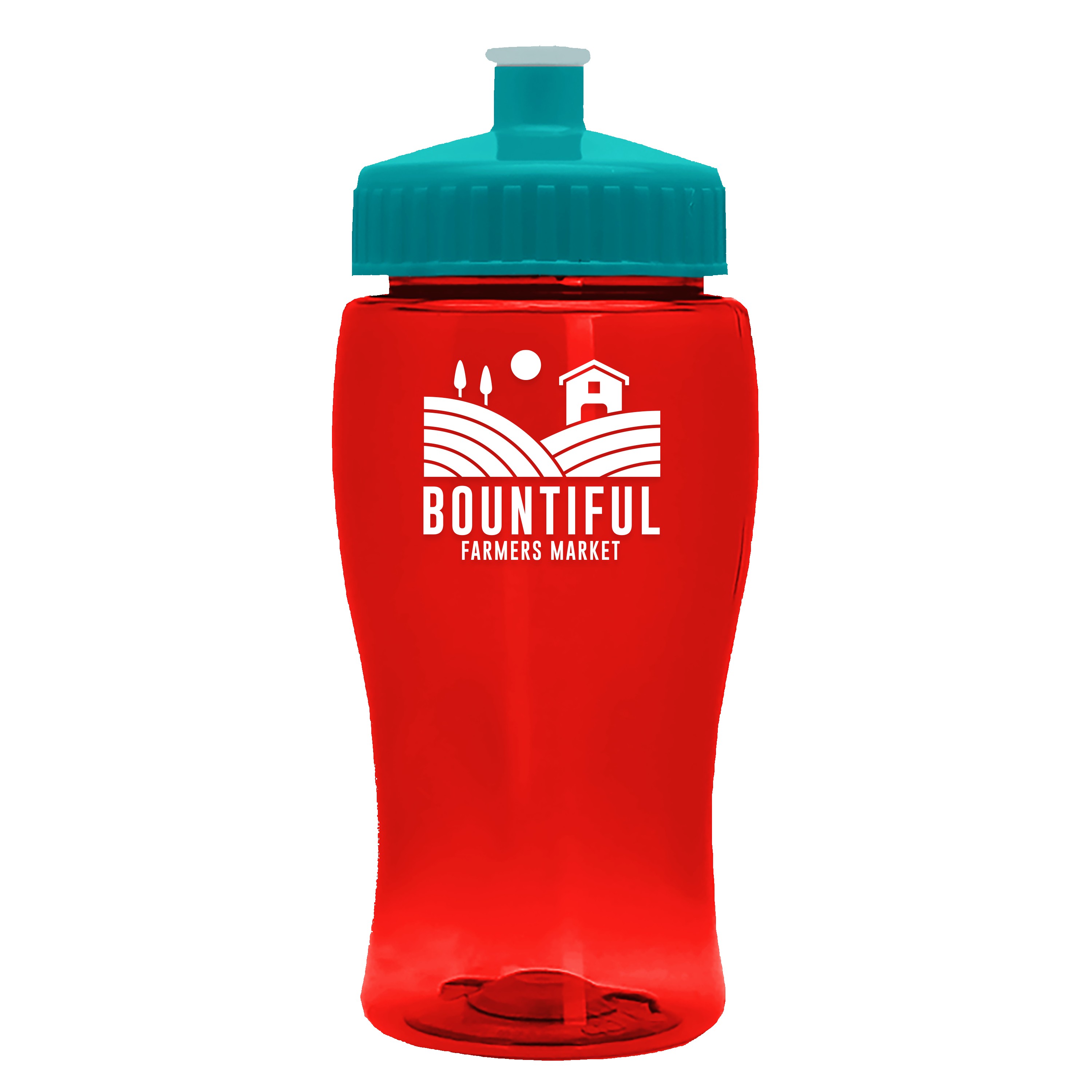 Garyline® Poly+ Jr. Bottle with Push-Pull Lid - 18 oz. 2