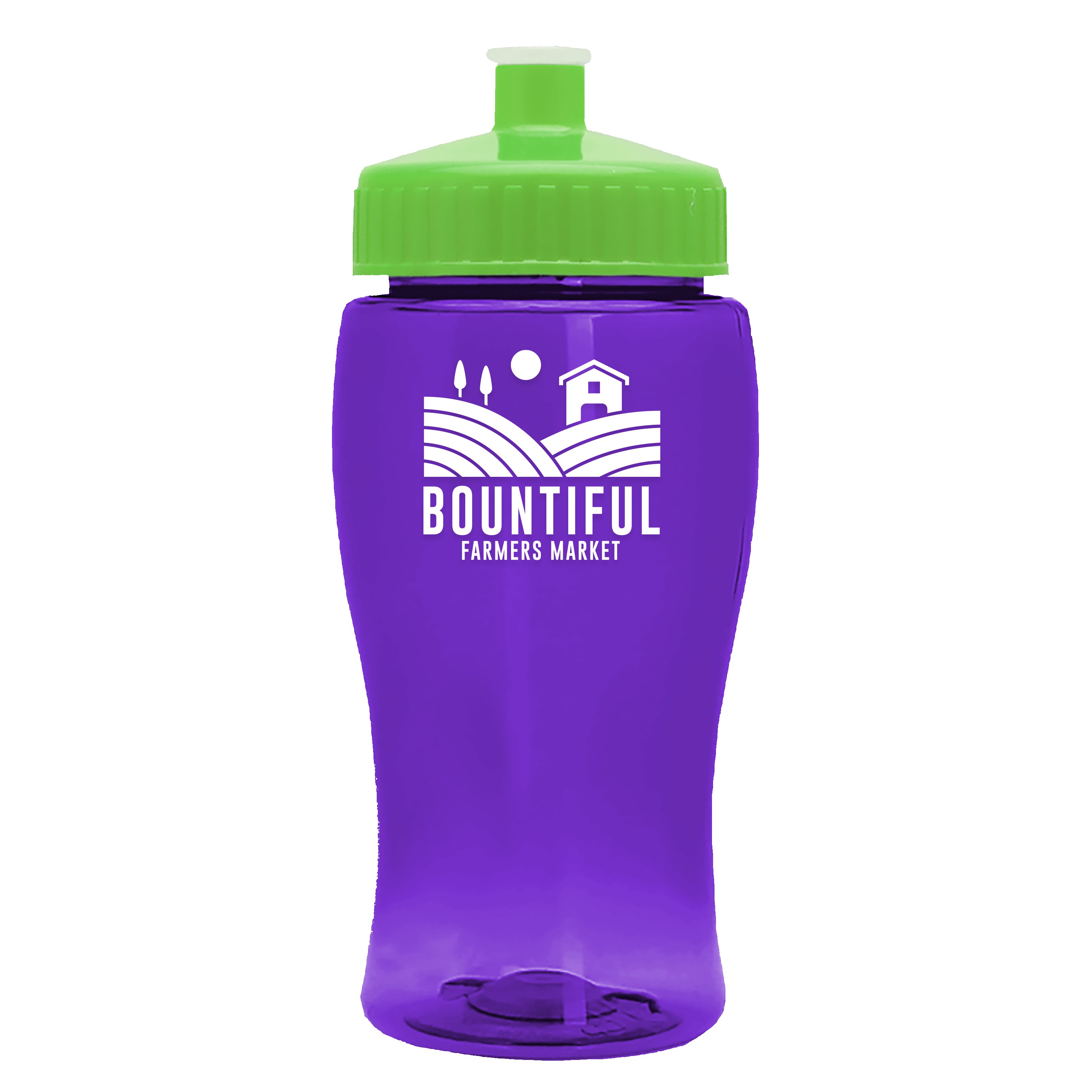 Garyline® Poly+ Jr. Bottle with Push-Pull Lid - 18 oz. 2
