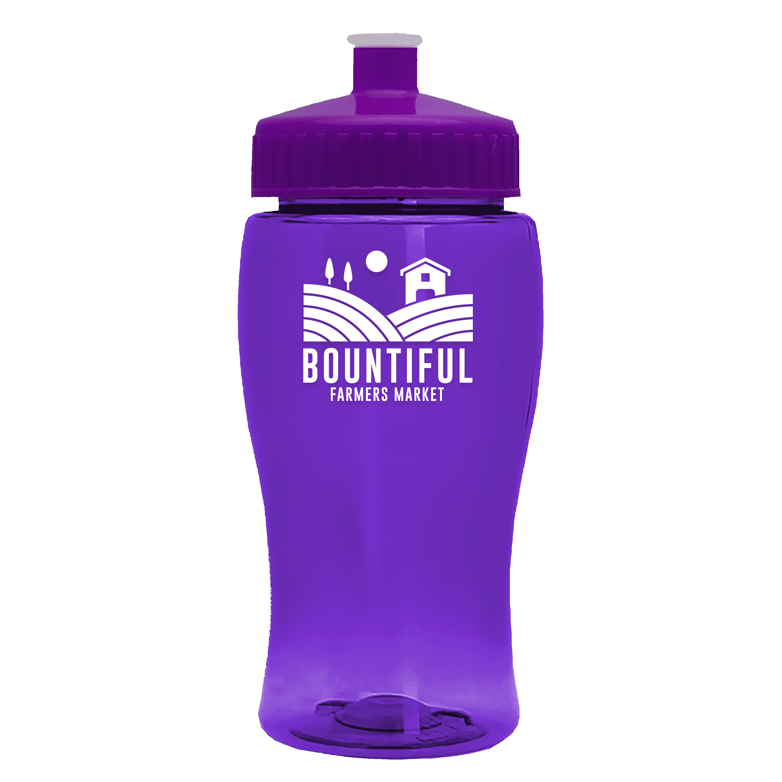 Garyline® Poly+ Jr. Bottle with Push-Pull Lid - 18 oz. 2