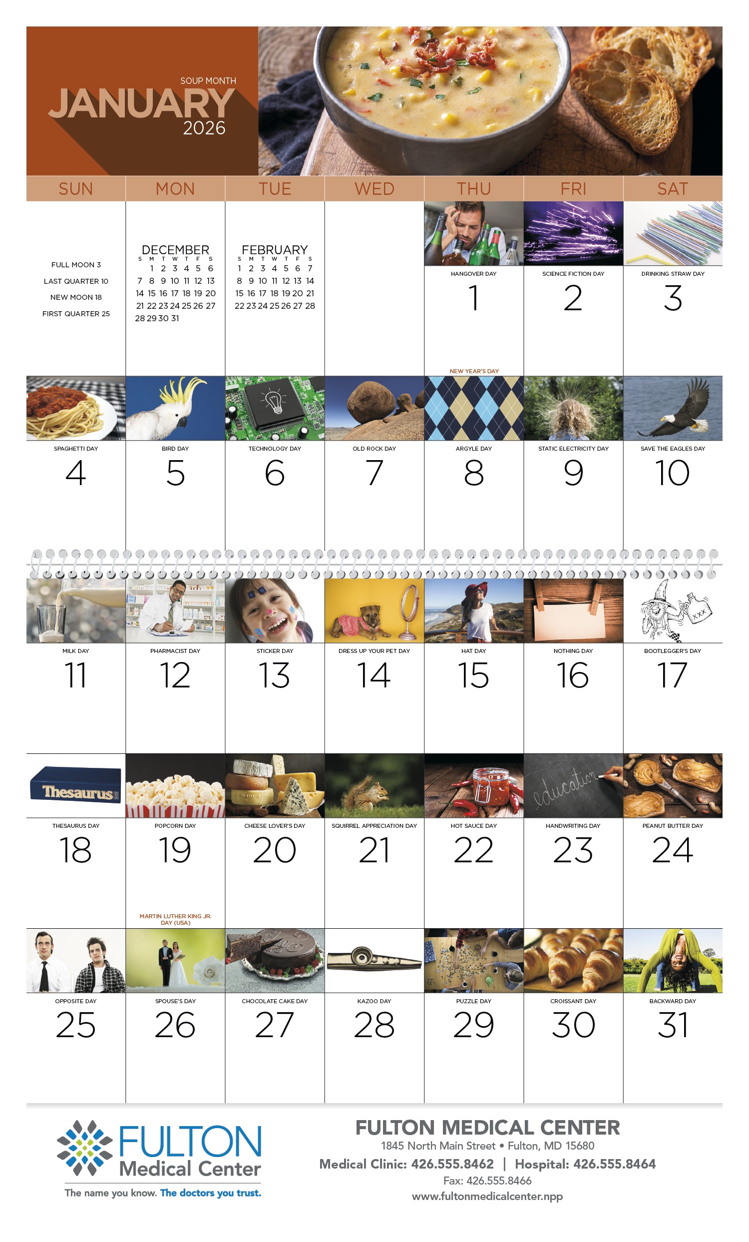 Good Value™ National Day - Spiral Calendar 2