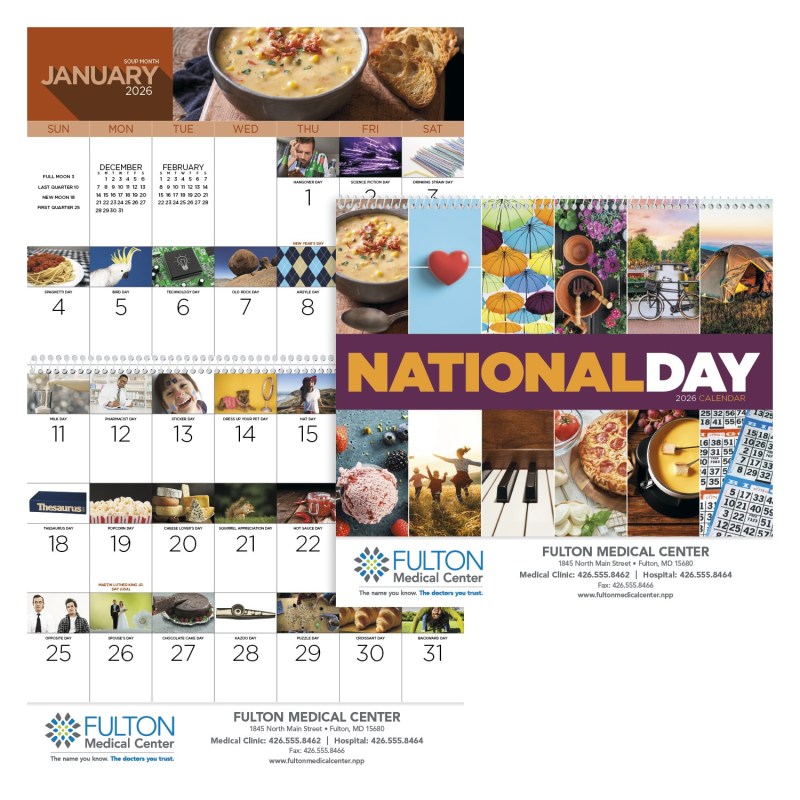 Good Value™ National Day - Spiral Calendar 2 Good Value™ National Day - Spiral Calendar 2