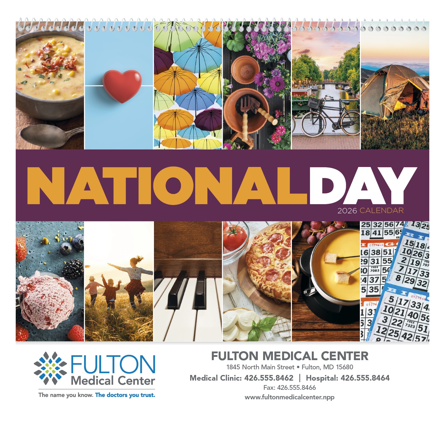 Good Value™ National Day - Spiral Calendar 2