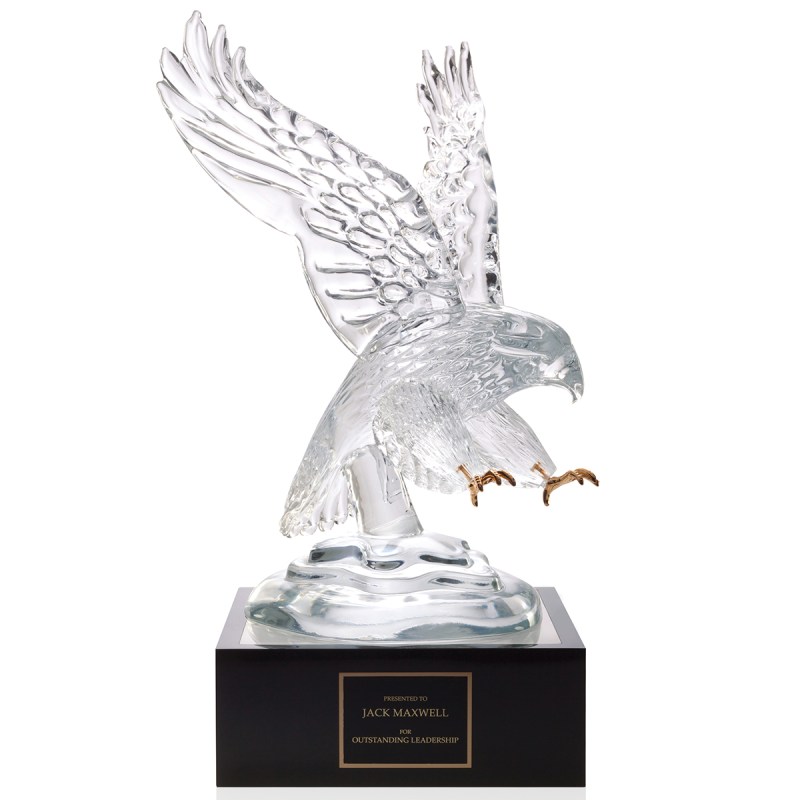 Pino Signoretto Eagle Award with 4" Lighted Pedestal 2 Pino Signoretto Eagle Award with 4" Lighted Pedestal 2