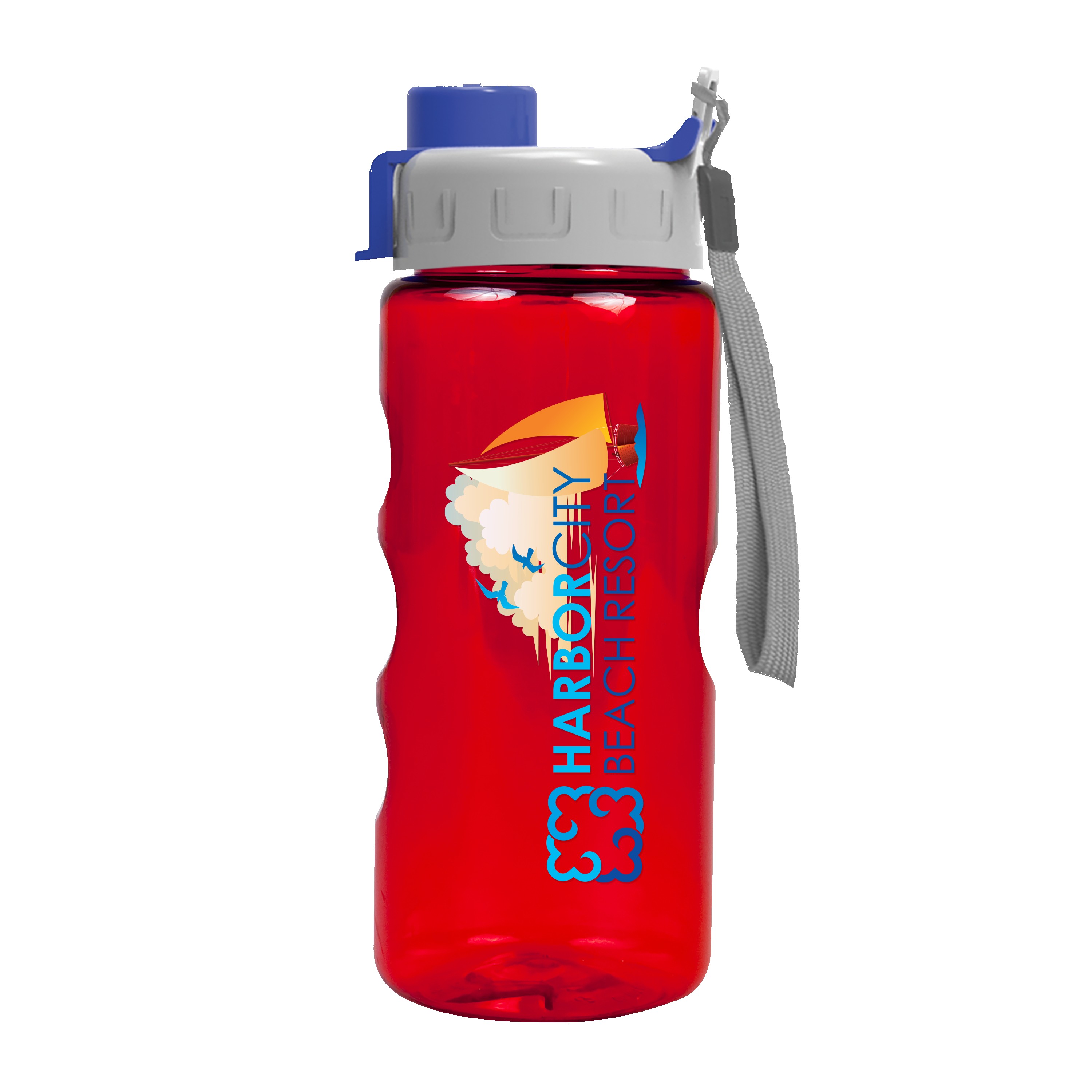 Garyline® Mini Mountain Tritan® Bottle with Quick-Snap Lid - 22 oz. 2