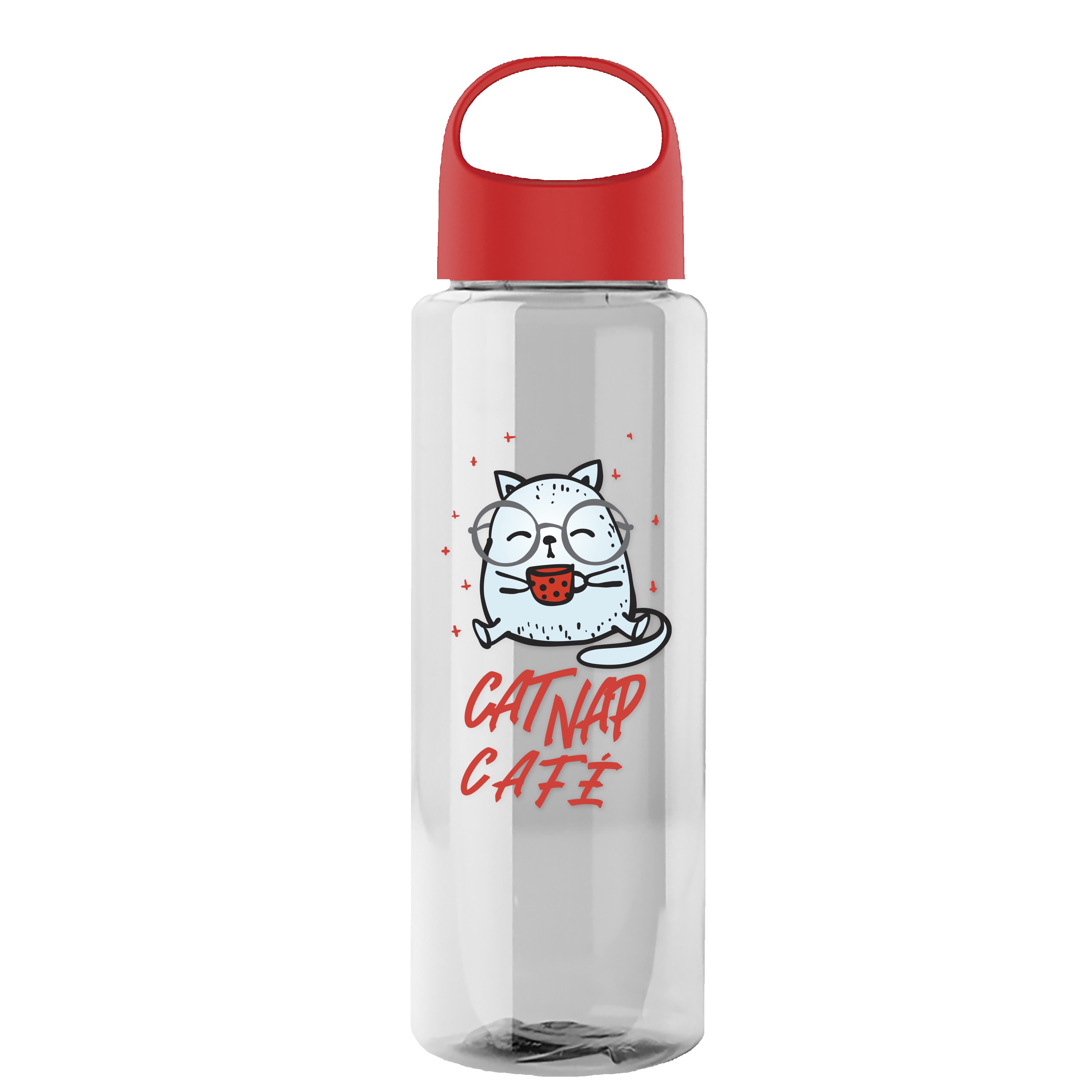 Garyline® Guzzler Bottle with Oval Crest Lid - 32 oz. 2