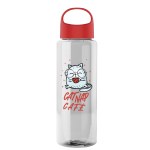 Garyline® Guzzler Bottle with Oval Crest Lid - 32 oz. - TB32LN_clear_bottle_red_lid_full.png Garyline® Guzzler Bottle with Oval Crest Lid - 32 oz. - TB32LN_clear_bottle_red_lid_full.png