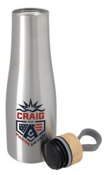 Good Value™ Tranquil Vacuum Bottle 20 oz - 46343 silver styled product image Good Value™ Tranquil Vacuum Bottle 20 oz - 46343 silver styled product image