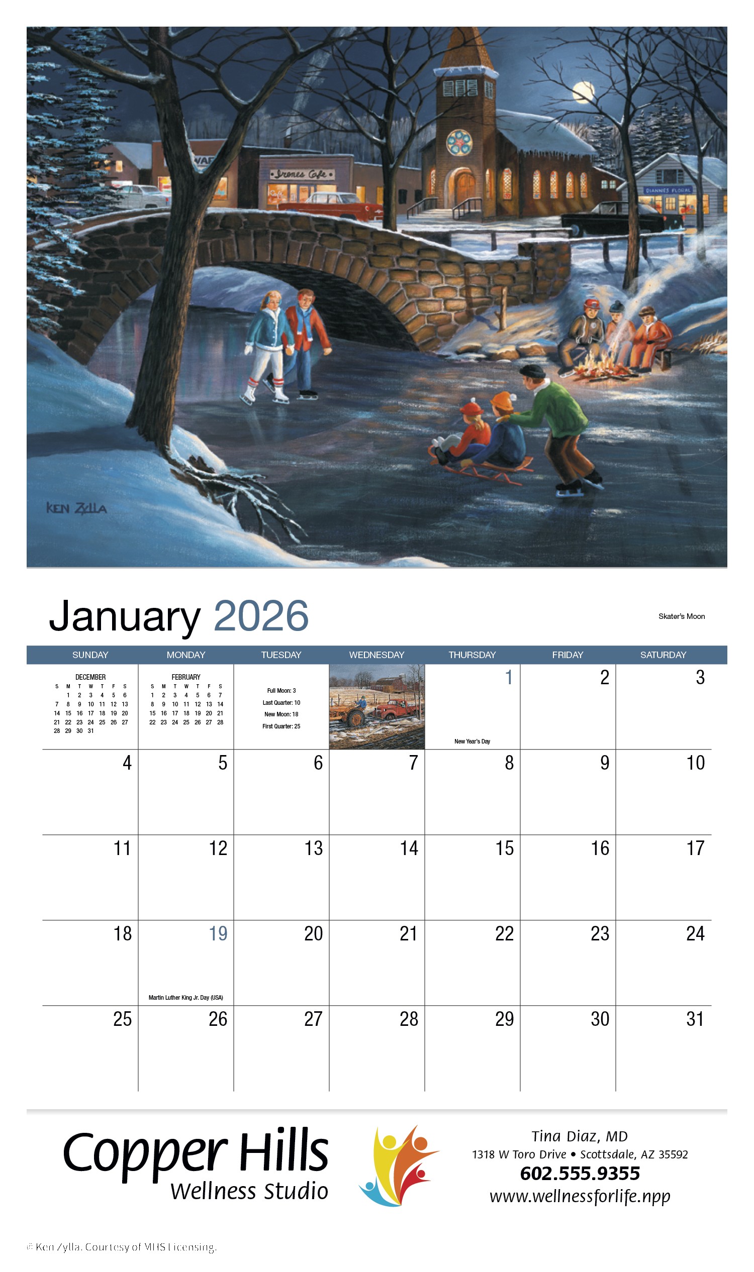 HotLine® Products America Remembered Appointment Calendar - Stapled 2