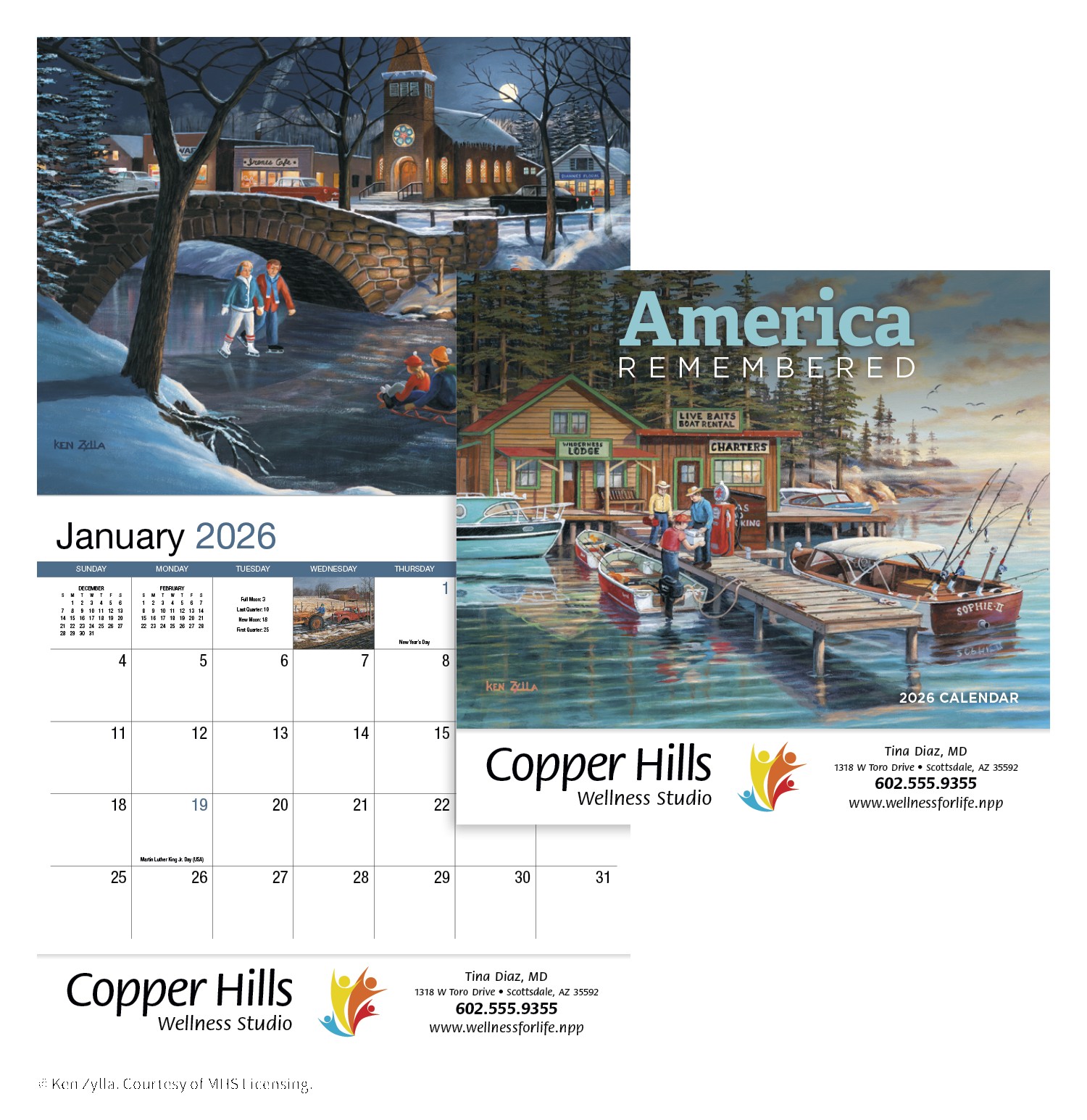 HotLine® Products America Remembered Appointment Calendar - Stapled 2