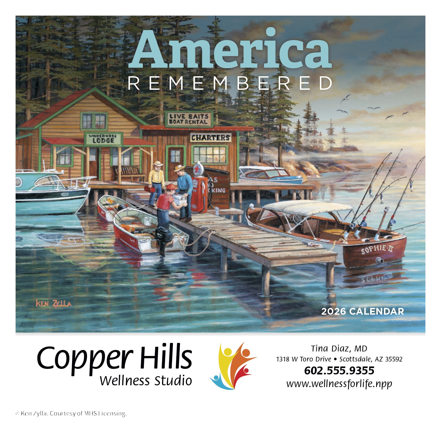 HotLine® Products America Remembered Appointment Calendar - Stapled 2