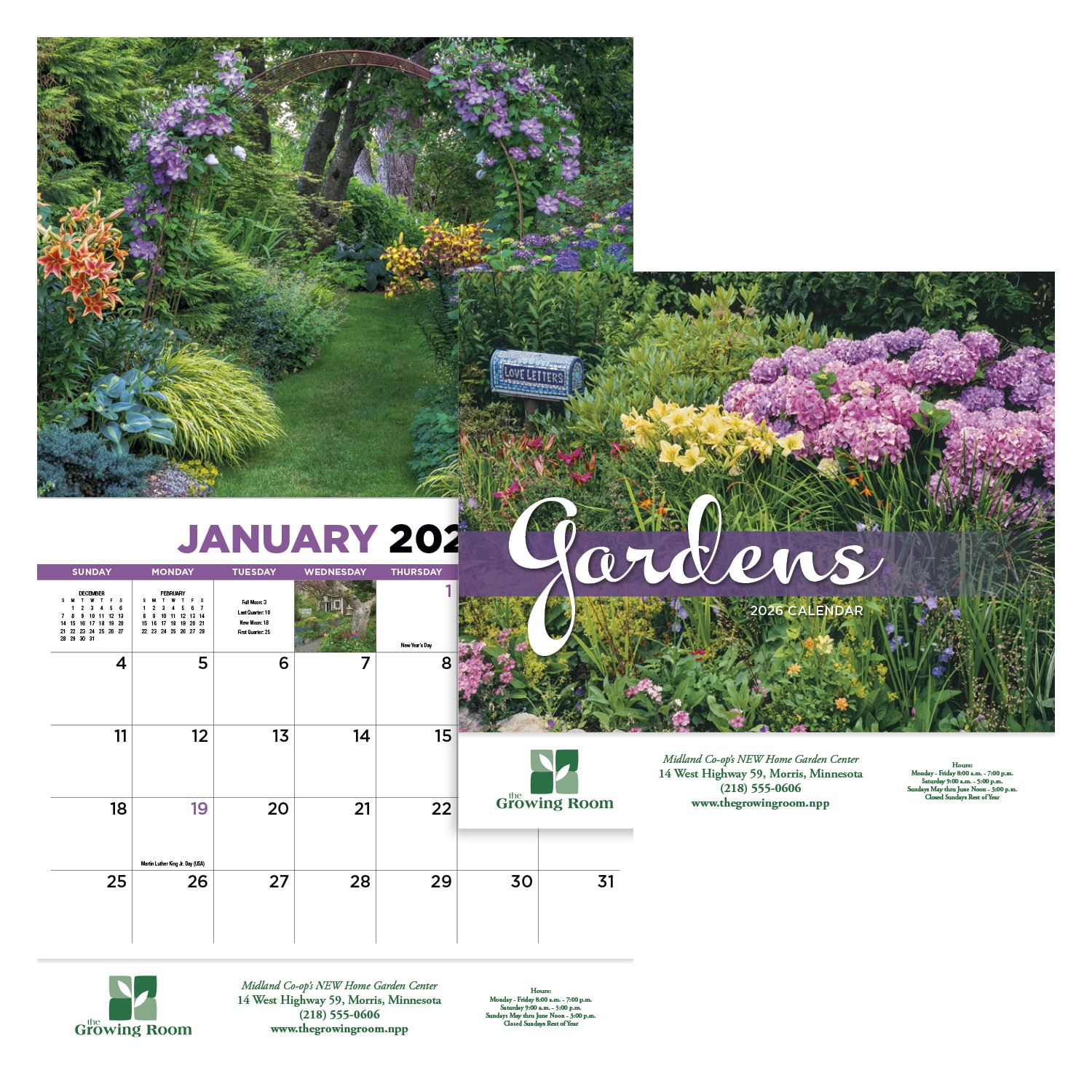 HotLine® Products Gardens Appointment Calendar - Stapled 2