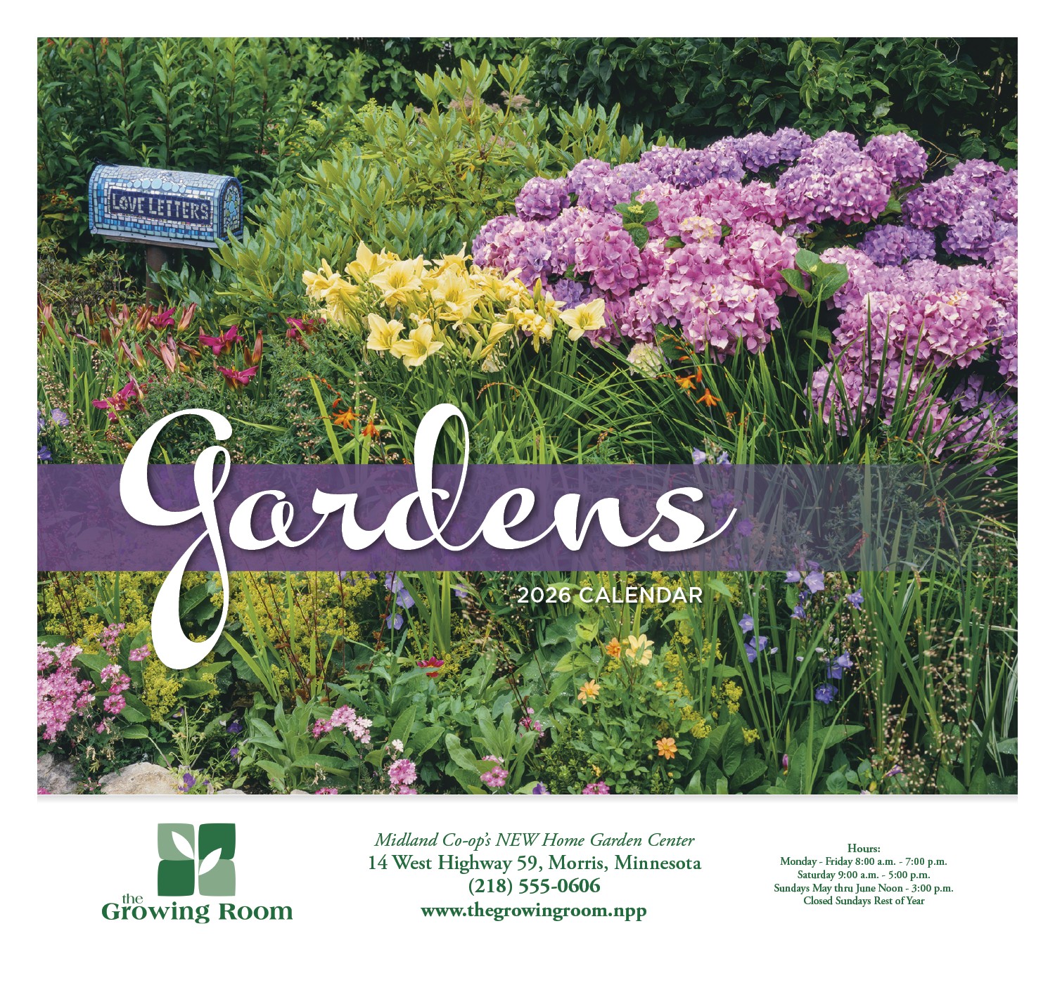 HotLine® Products Gardens Appointment Calendar - Stapled 2