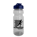 Garyline® Trainer Clear Bottle with Flip-Top Lid - 24 oz. - TB124U_clear_bottle_navyblue_lid_1c.png Garyline® Trainer Clear Bottle with Flip-Top Lid - 24 oz. - TB124U_clear_bottle_navyblue_lid_1c.png