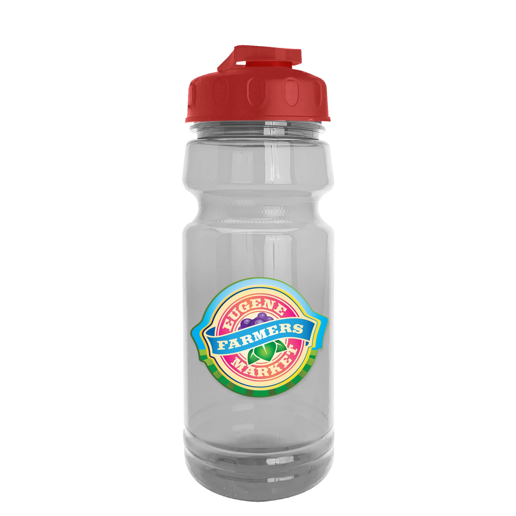 Garyline® Trainer Clear Bottle with Flip-Top Lid - 24 oz. 2