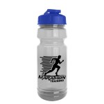 Garyline® Trainer Clear Bottle with Flip-Top Lid - 24 oz. - TB124U_clear_bottle_royalblue_lid_1c.png Garyline® Trainer Clear Bottle with Flip-Top Lid - 24 oz. - TB124U_clear_bottle_royalblue_lid_1c.png