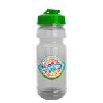 Garyline® Trainer Clear Bottle with Flip-Top Lid - 24 oz. - TB124U_clear_bottle_translucentgreen_lid_full.png Garyline® Trainer Clear Bottle with Flip-Top Lid - 24 oz. - TB124U_clear_bottle_translucentgreen_lid_full.png