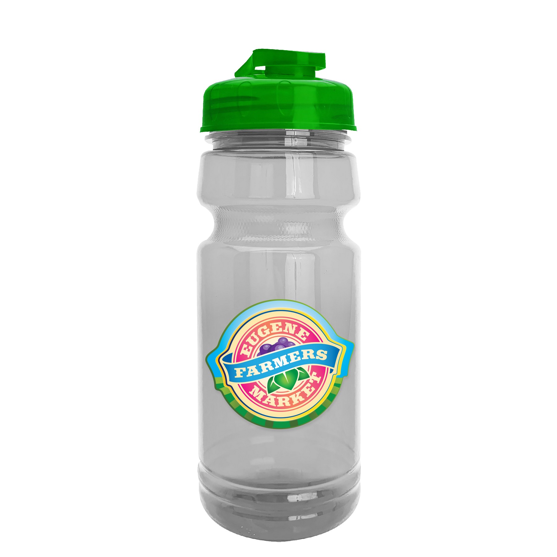 Garyline® Trainer Clear Bottle with Flip-Top Lid - 24 oz. 2