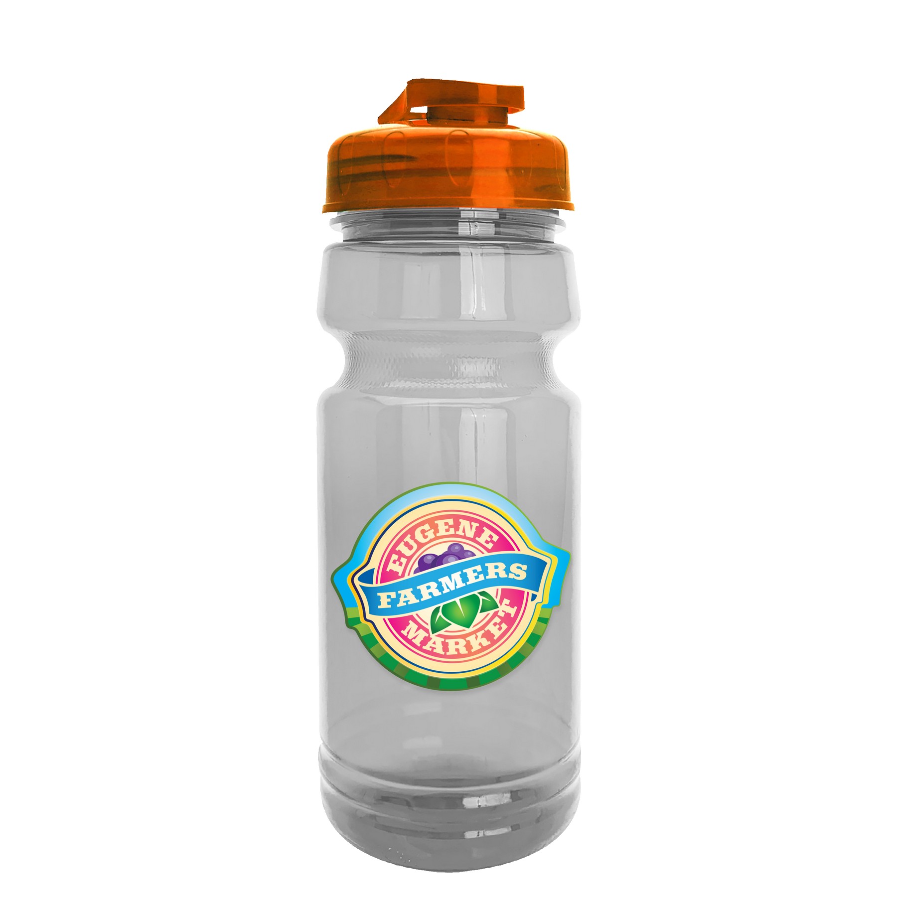 Garyline® Trainer Clear Bottle with Flip-Top Lid - 24 oz. 2