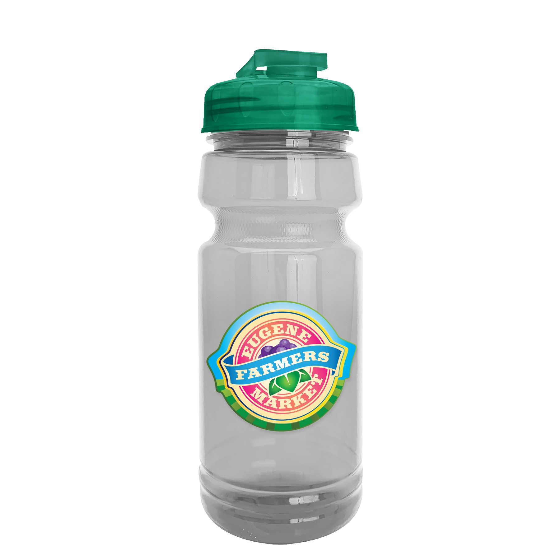 Garyline® Trainer Clear Bottle with Flip-Top Lid - 24 oz. 2