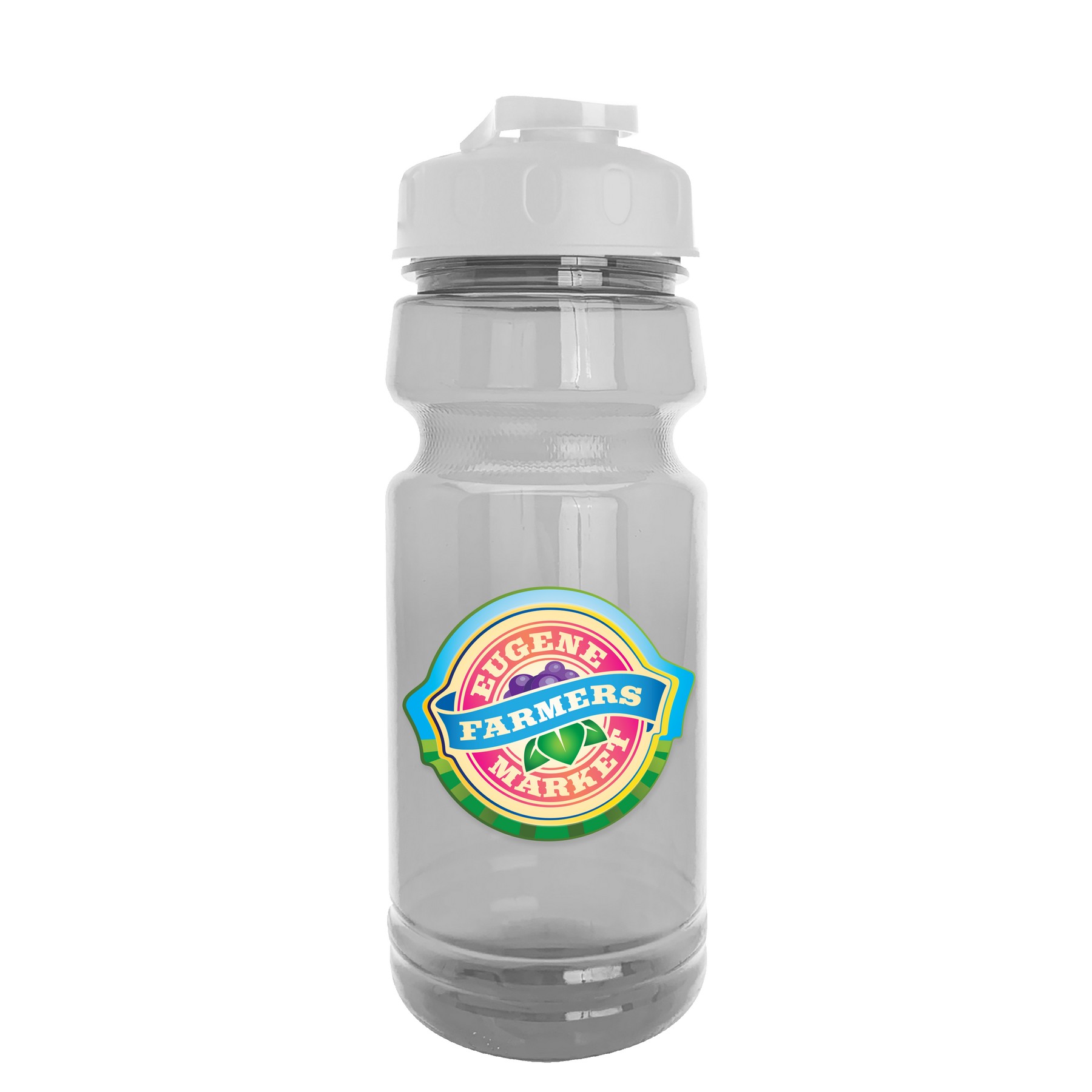 Garyline® Trainer Clear Bottle with Flip-Top Lid - 24 oz. 2
