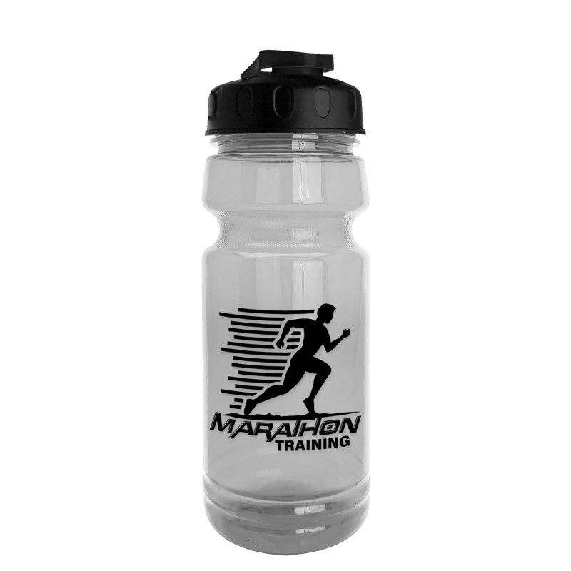 Garyline® Trainer Clear Bottle with Flip-Top Lid - 24 oz. 2 Garyline® Trainer Clear Bottle with Flip-Top Lid - 24 oz. 2