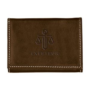Andrew Philips® Leather Contrast Stitch Tri-Fold Wallet 2 Andrew Philips® Leather Contrast Stitch Tri-Fold Wallet 2