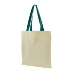 Made-to-Order Flat Tote - Hunter Green Handles Made-to-Order Flat Tote - Hunter Green Handles