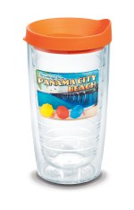 Tervis® Classic Tumbler Enhanced Embroidered Emblem - 16 oz. - 1001837NH orange enhance emblem image Tervis® Classic Tumbler Enhanced Embroidered Emblem - 16 oz. - 1001837NH orange enhance emblem image