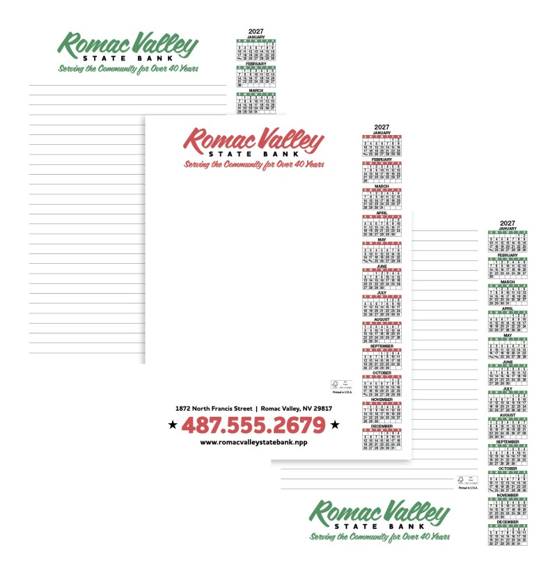 Skinner & Kennedy™ Scratch Pad Calendar 2 Skinner & Kennedy™ Scratch Pad Calendar 2
