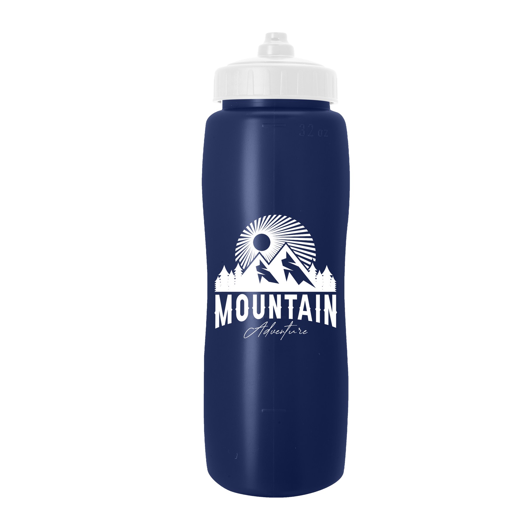 Garyline® Curve Sport Bottle with Mighty-Shot Valve Lid - 32 oz. 2