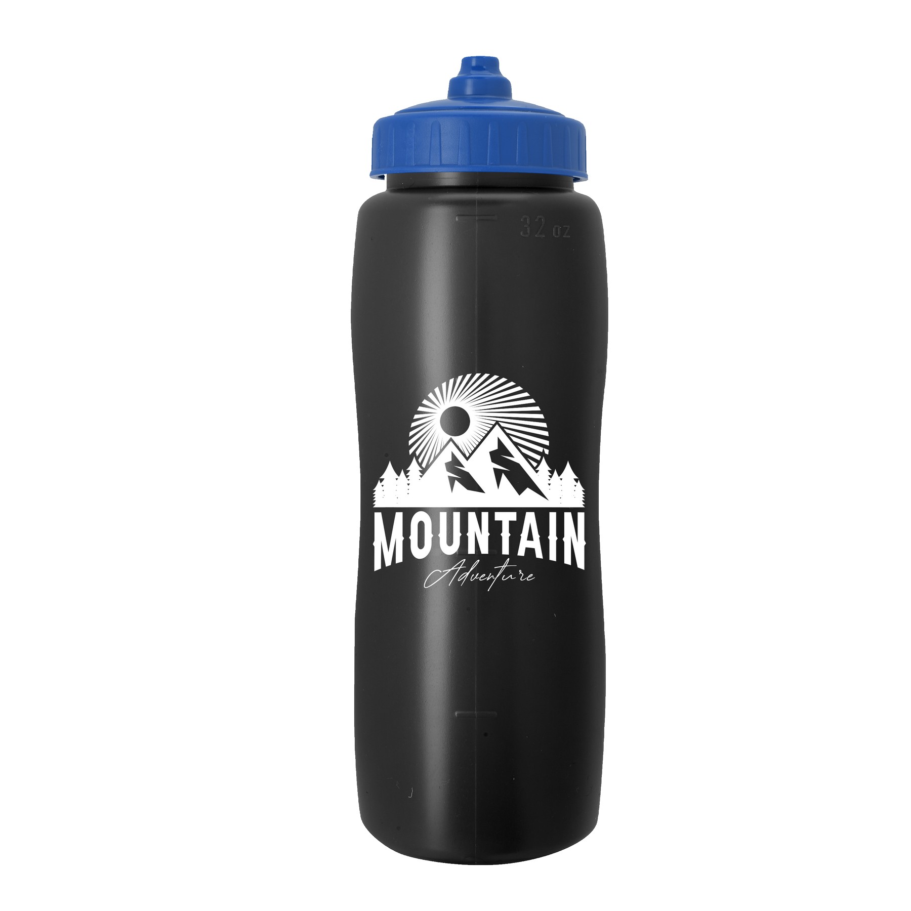 Garyline® Curve Sport Bottle with Mighty-Shot Valve Lid - 32 oz. 2