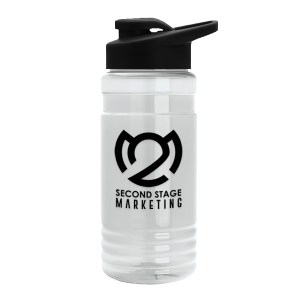 Garyline® Groove Tritan® Bottle with Drink-Thru Lid - 20 oz. 2 Garyline® Groove Tritan® Bottle with Drink-Thru Lid - 20 oz. 2