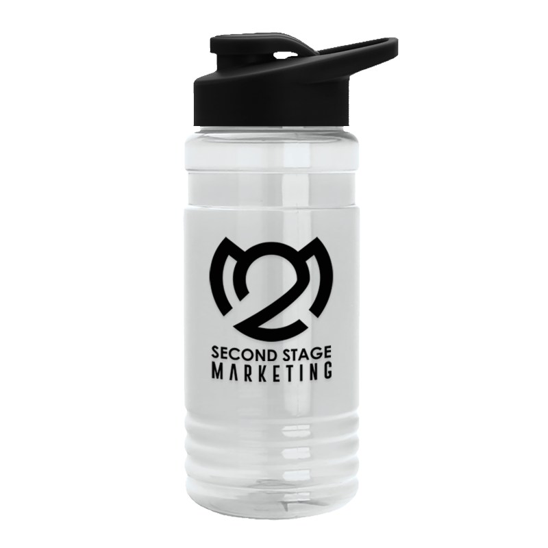 Garyline® Groove Tritan® Bottle with Drink-Thru Lid - 20 oz. 2 Garyline® Groove Tritan® Bottle with Drink-Thru Lid - 20 oz. 2