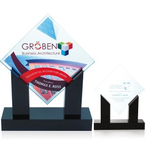 JAFFA® Diamond Jade Award with Black Base 2 JAFFA® Diamond Jade Award with Black Base 2