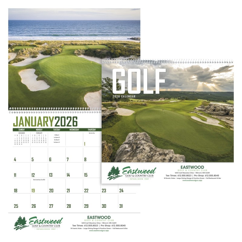 Triumph® Calendars Golf Calendar 2 Triumph® Calendars Golf Calendar 2