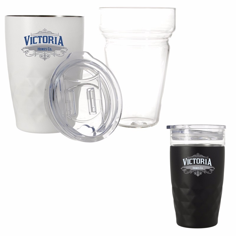 Howard Glass Vacuum Tumbler - 14 oz. 2 Howard Glass Vacuum Tumbler - 14 oz. 2