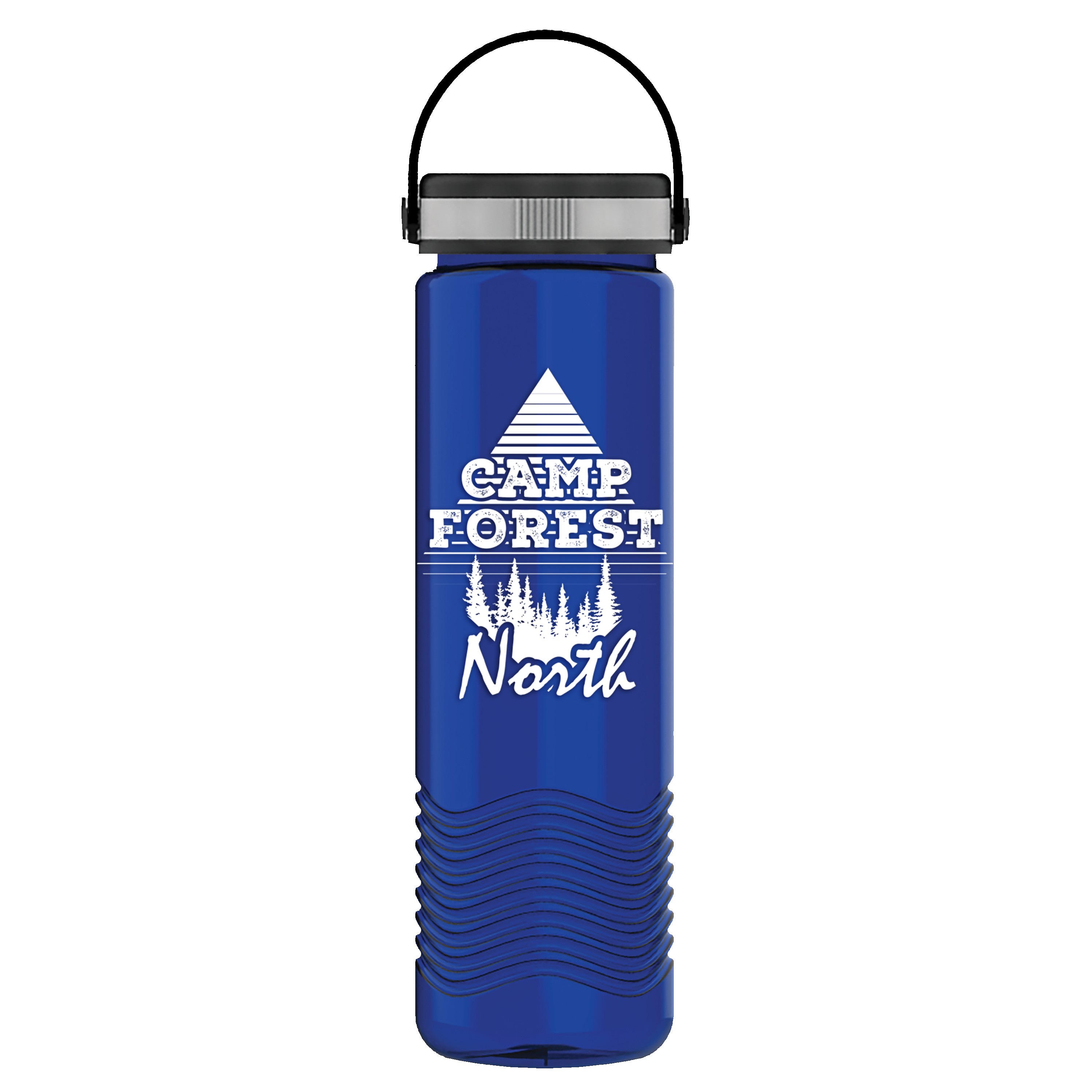 Garyline® Wave Tritan® Bottle with Grip Lid - 24 oz. 2