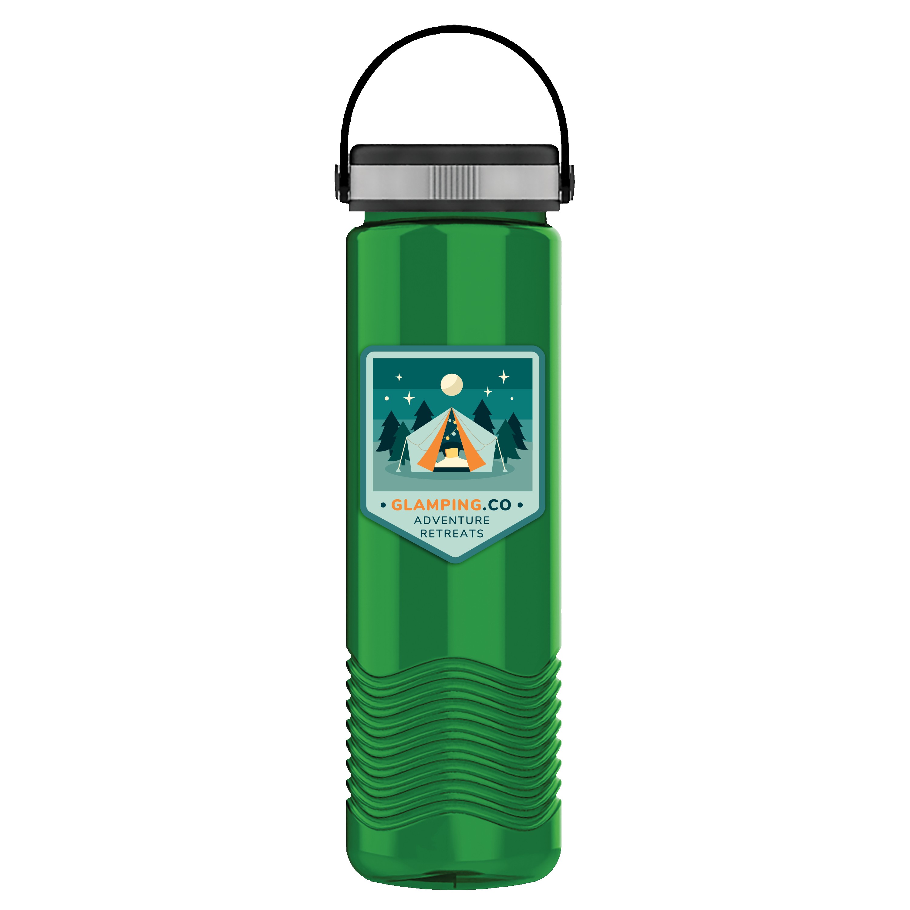 Garyline® Wave Tritan® Bottle with Grip Lid - 24 oz. 2