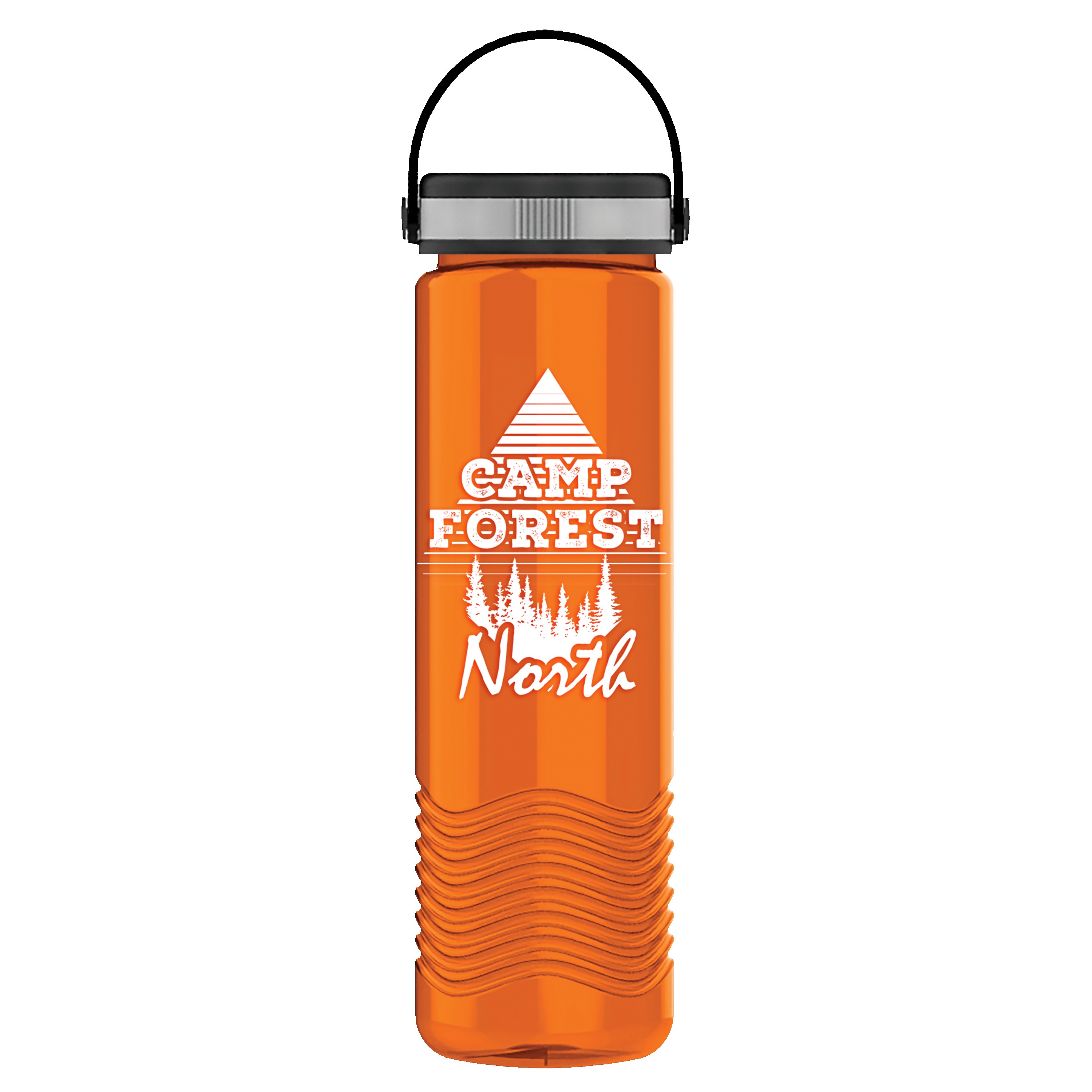 Garyline® Wave Tritan® Bottle with Grip Lid - 24 oz. 2