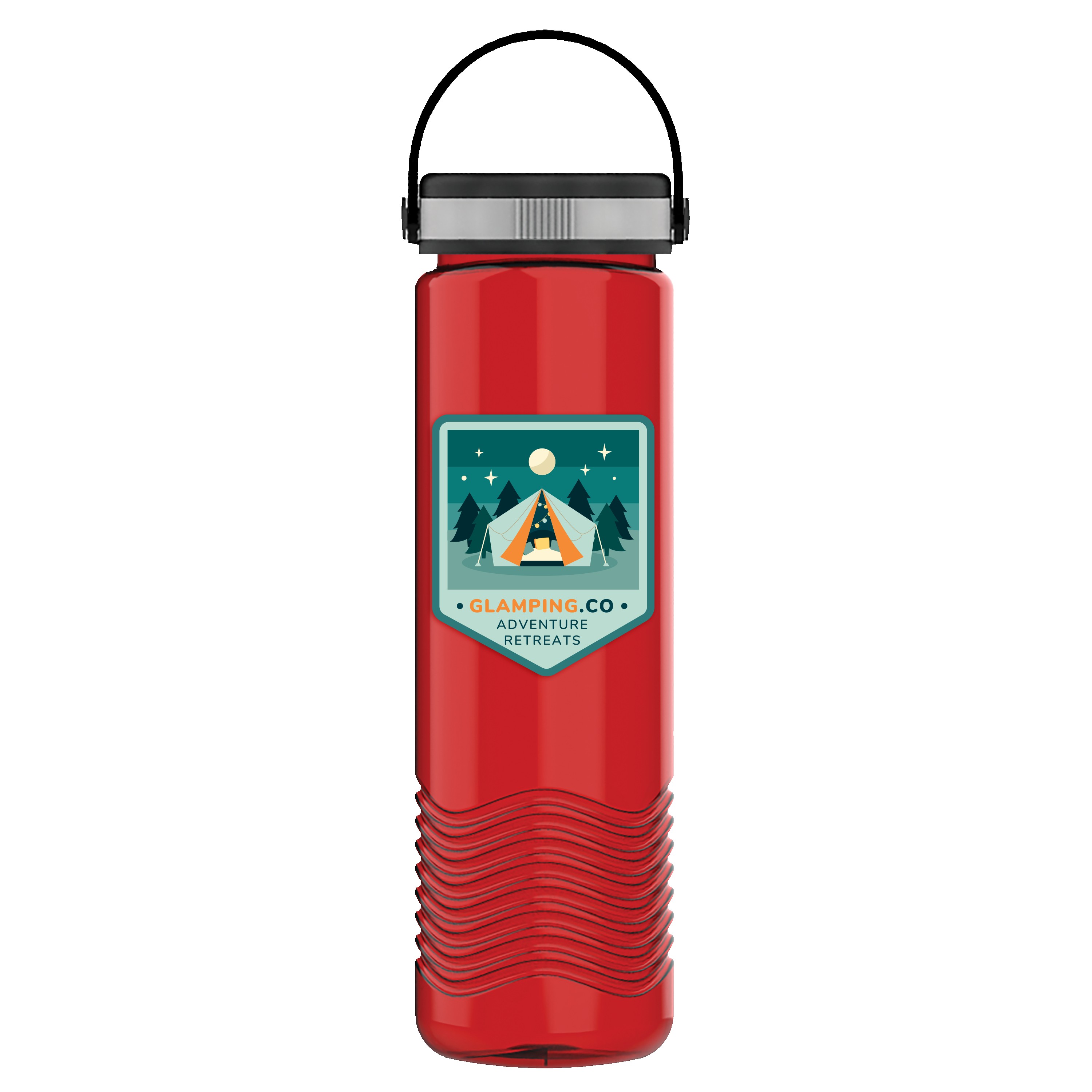 Garyline® Wave Tritan® Bottle with Grip Lid - 24 oz. 2